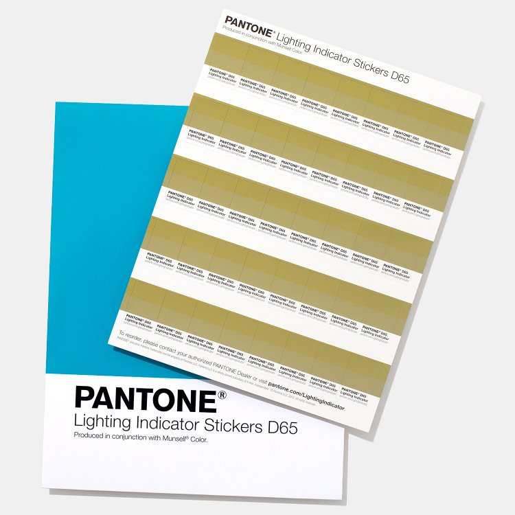 [예약] PANTONE 팬톤 라이팅 인디캐이터 스티커 D65 / LNDS-1PK-D65